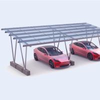 Buy cheap Residential Carport Solar Systems Aluminum Alloy PV Panel Support System 130mph product