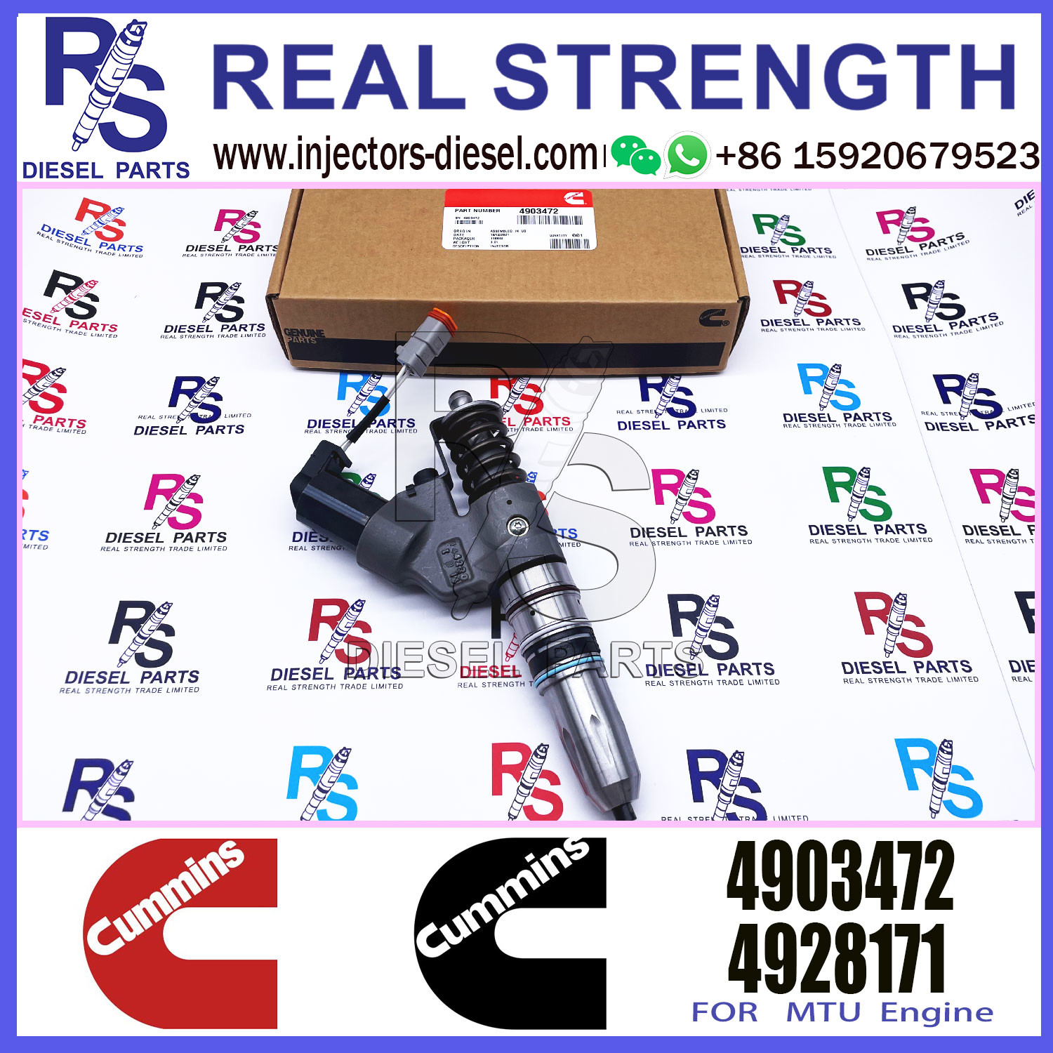 Injector 4903319 4902921 4903472 4026222 For CUMMINS M11 QSM11 ISM11 Diesel Engine