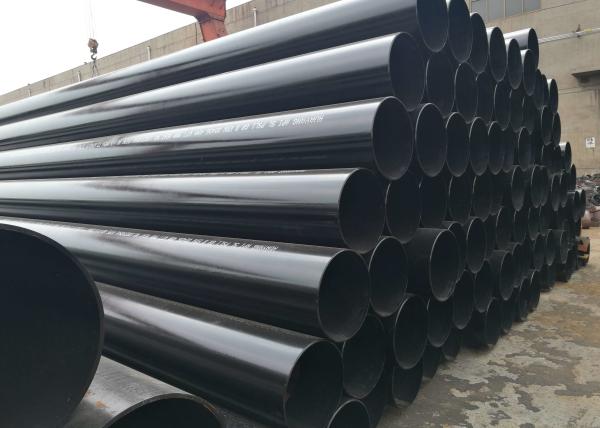 Buy cheap Round ISO 21809 DIN 30670 AWWA C213 ERW Black Steel Pipe from wholesalers