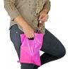 Buy cheap Pink / Purple Retail Gift Bags Tear Resistant No Gusset With Die Cut Handles from wholesalers