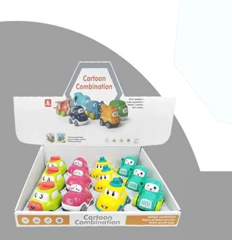 2023 Factory Wholesale Cartoon Toy Car Novelty Land Car Friction Toy Car Can Slide on The Ground Interactive Toys
