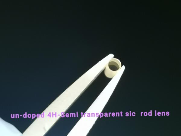 Buy cheap Polished Undoped 4h Semi Sic Single Crystal Rod Lens high purity from wholesalers