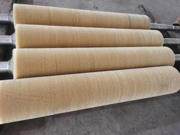 Buy cheap Roller Brush Cylindrical Industrial Cleaning Rust Scale Polishing Steel Wire Finishing Wheel from wholesalers