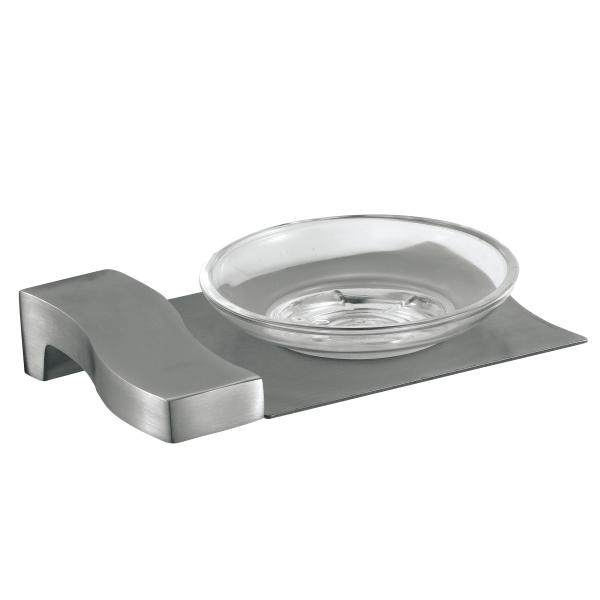 Stainless Steel 304 Soap Dish Holders Glass Dish Wall Mounted Bathroom