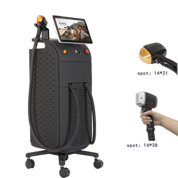 Buy cheap 2 Handle Laser Hair Removal Equipment ， Permanent Laser Hair Removal Best Laser Machine from wholesalers