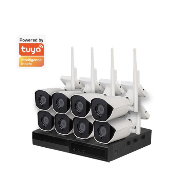 Buy cheap Tuya Full Set Wi-Fi Camera with Home NVR Kits Cctv Security System Life Waterproof Video 1080p Wifii Alarm System Camera from wholesalers