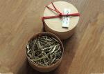 Round Birch Bark Balsa Box Natural Wood Color , Wooden Tea Bag Gift Box