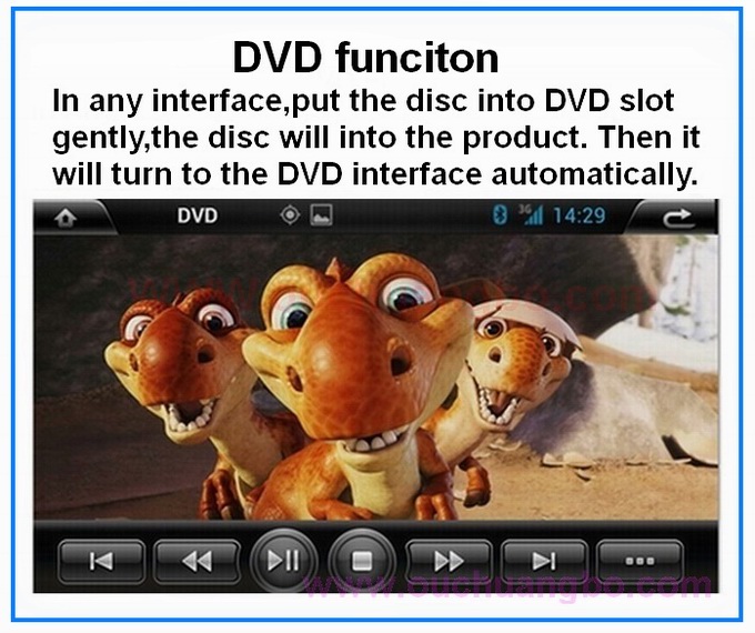 Ouchuangbo Car Headunit DVD Multimedia Stereo for Mazda CX-7 (2012-) Android 4.4 3G Wifi Radio iPod USB OCB-7007D