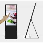 floor stand foldable 32" 43" 49" 55" inch LCD signage E-board display with
