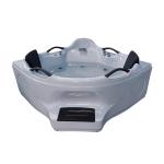 Buy cheap 2 Person Outdoor Hydrotherapy Whirlpool SPA Bathtub 1560mm Blue Glass from wholesalers