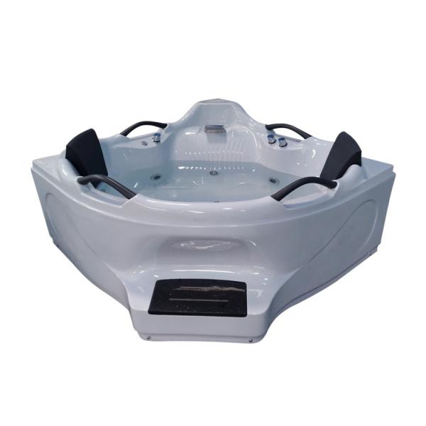 Buy cheap 2 Person Outdoor Hydrotherapy Whirlpool SPA Bathtub 1560mm Blue Glass from wholesalers