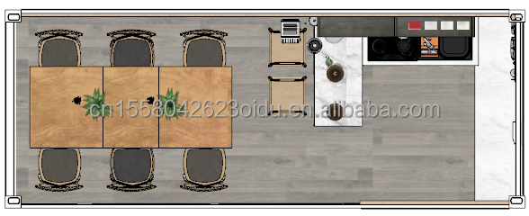 Office Building Removable Foldable Container House for Living and Office Prefab