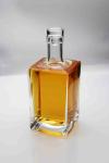 0.7L Glass Spirit Bottle VODKA Champagne Cubic Clear Glass Bottle Decal Painting