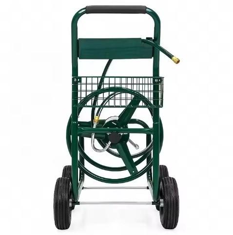 Buy cheap 100KGS Capacity Iron Garden Water Hose Reel Cart Convenient For Outdoor from wholesalers