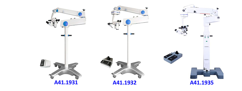 Dual Head Motor Operating Microscope Ophthalmology Zoom 4.5x~27.3x A41.1935