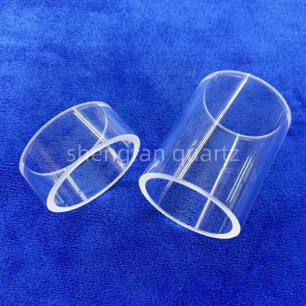 Buy cheap Factory Custom High Temperature Furnace Quartz Glass Tube from wholesalers