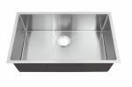 33X19 Inch Modern Undermount Stainless Steel Kitchen Sink PVD Brushed