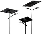 IP65 12V 6000K 8700LM 150WP Solar Powered Street Lights