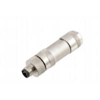 Buy cheap IP67 3/4pin M8 Straight Male Metal Assembled Plug with Screw Terminal Industrial product