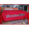 Buy cheap Promotional Outside Tension Fabric Displays , Washable Trade Show Table Covers from wholesalers