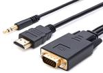 Copper Center Conductors HDMI Monitor Cable Chrome - Plated Zinc Alloy Housing