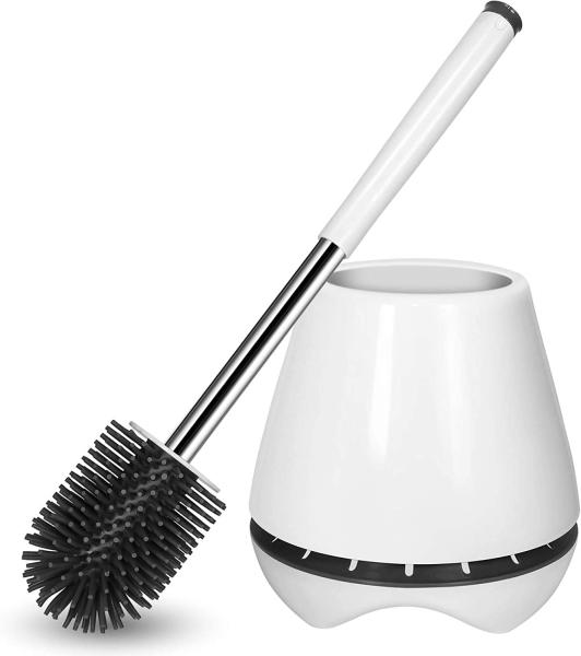 Buy cheap 6.7*6.7*7.3 Toilet Brush Holder Set With Tweezers Cleaning 10.9 Ounces from wholesalers