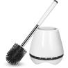 Buy cheap Ergonomic Silicone Toilet Cleaning Brush SS304 Handle Bathroom Bowl Brush from wholesalers