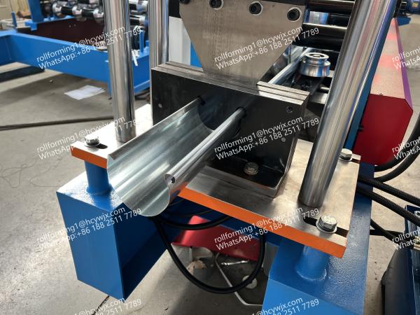 Buy cheap Half Round Gutter Forming Machine Cr 12 High Grade Steel Cutting Blade from wholesalers
