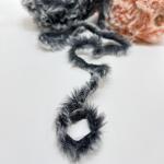 100% Polyester Coat Woman Faux Fur Yarn For Knitting