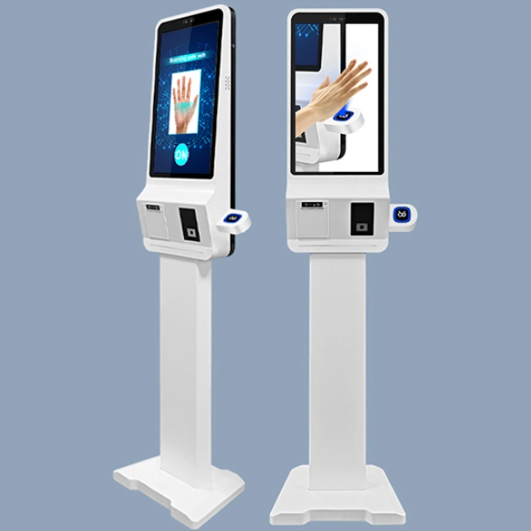 Wholesale 24inch Palm Vein Recognition Payment Touch Screen Kiosk with Android Win 11 System from china suppliers