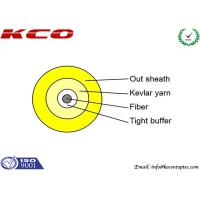 Buy cheap Indoor Outdoor Mm Fiber Cable Simplex PVC Cover 3.0mm Installed Conveniently product