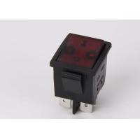 Buy cheap 12A 250VAC Lamp Rocker Switch , Dpst 4 Pins Water Resistant Rocker Switch product