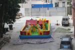 0.55 mm PVC Tarpaulin Outdoor Playground Inflatable Amusement Park Of Animal