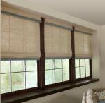 OEM Roman Blinds Fabric Waterproof Office Roman Blinds Roller Shade With Bead
