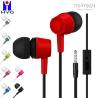 Buy cheap Colorful Round Cable 3.5MM Wired In Ear Earphones 20KHz 105dB from wholesalers