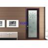 Buy cheap Pressure Resistant Internal Glazed Doors , Townhouses Interior Doors With Glass from wholesalers