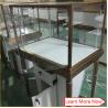 Buy cheap Brush stainless steel retail jewelry showcase display showroom design for rings from wholesalers
