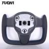 Buy cheap Matte Carbon Fiber Smooth Leather Steering Wheel Tesla Model 3 Y X S from wholesalers