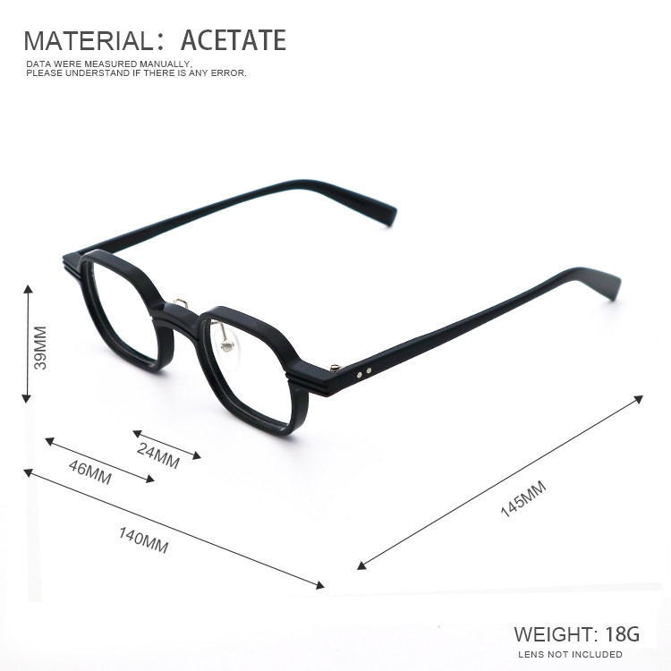 Elliptic Handmade Acetate Optical Frames Wholesalers MR 98008