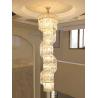 Buy cheap Luxury crystal chandelier duplex building hollow living room lamp large chandelier(WH-NC-91) from wholesalers