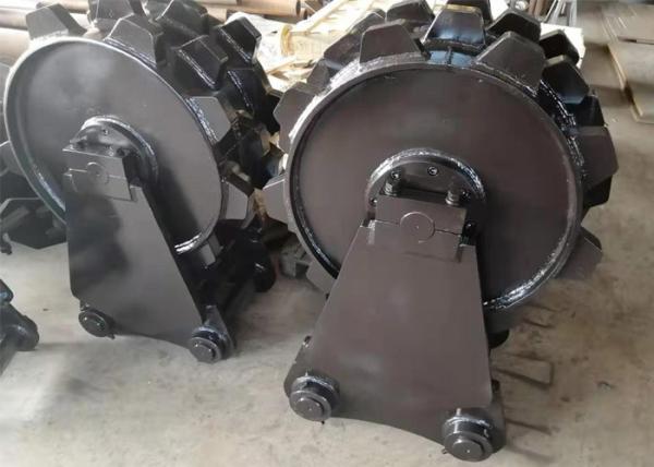 Buy cheap Skid Steer Trench Compactor Wheel , Cat Excavator Attachments Wheel from wholesalers