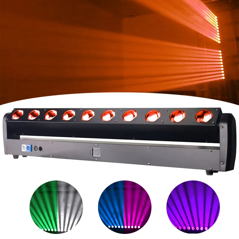 4 In1 40W LED Beam Moving Bar Stage Lights 20000lm Support Dimmer