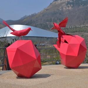 Buy cheap Unique Design Stainless Steel Red Bird Sculpture for Outdoor Public Art Installation from wholesalers