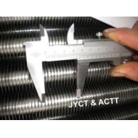 Buy cheap Wrapped L Footed Fin Tube Steel Pipe , Seamless Tension Wound Finned Tubes product