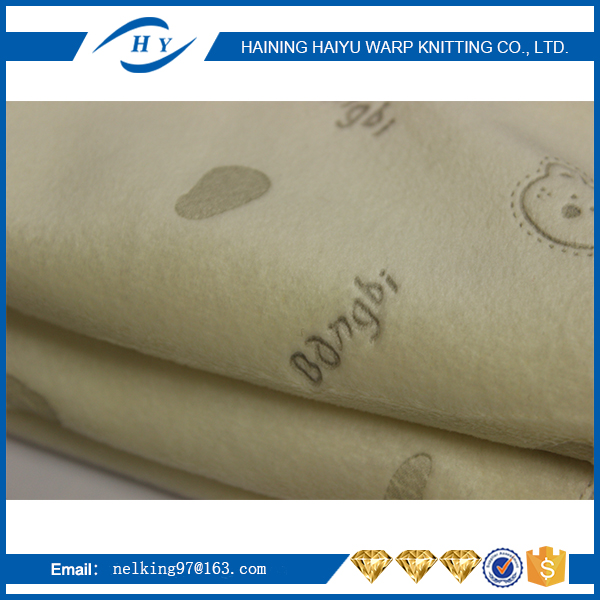Wholesale D Knitted Fabric Velvet With Rubber Velour Fabric Made In China