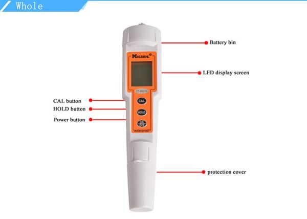 Buy cheap High Accuracy Pen Type Ortable Digital PH Meter For Water , 20*27mm Size from wholesalers