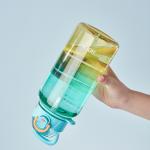 700m 1000ml Plastic Water Bottle Large Capacity Portable Outdoor Sports Gradient