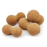 Portable Natural Cork Peanut Roller Yoga Massage Balls For Back Muscles