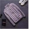 Buy cheap Duck Down Filled Puffer Jackets Multi Coloured Outdoor Light Warm Standing Collar from wholesalers