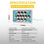 575*350*295 mm YAYE CG125 DC12V Motorcycle LED Headlight Bulb with DRL / Turn